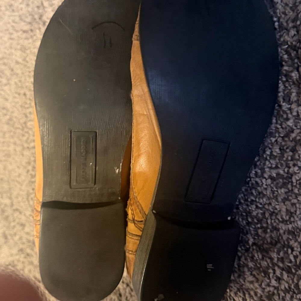 Steve Madden Tan Leather Lace-Up Boots - Picture 4 of 4